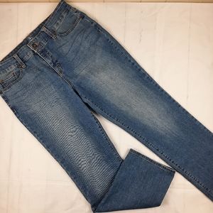 ST JOHNS BAY Sz 14S Straight Leg Jeans Stretch